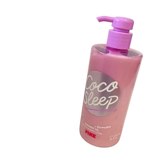 Coco Sleep Coconut + Lavender Body Lotion 14 Fl Oz Pump Bottle Pink no seal - Picture 1 of 8